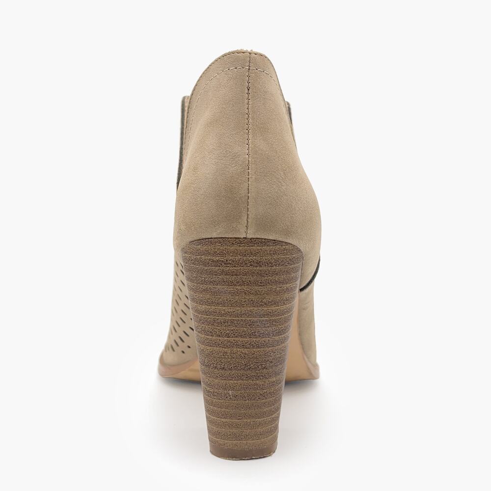 Restricted Tan Ankle Booties - image 7